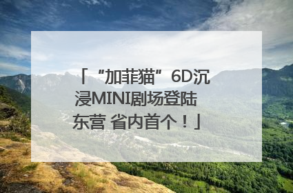“加菲猫”6D沉浸MINI剧场登陆东营 省内首个！