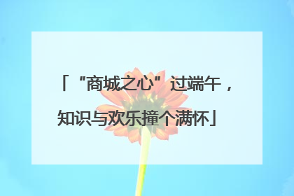 “商城之心”过端午，知识与欢乐撞个满怀