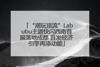 “潮玩顶流”Labubu主题快闪西南首展落地成都 首发经济引擎再添动能