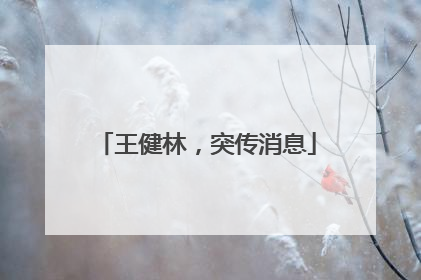 王健林，突传消息