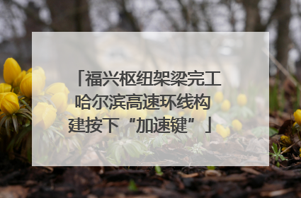 福兴枢纽架梁完工 哈尔滨高速环线构建按下“加速键”