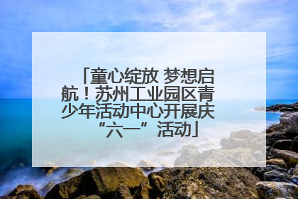 童心绽放 梦想启航！苏州工业园区青少年活动中心开展庆“六一”活动