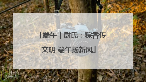 端午｜尉氏：粽香传文明 端午扬新风