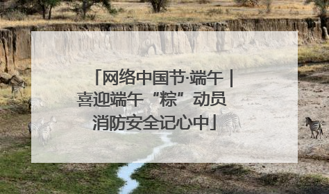 网络中国节·端午｜喜迎端午“粽”动员 消防安全记心中