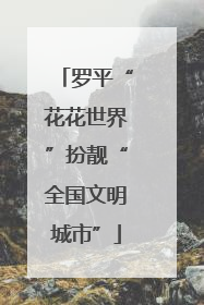 罗平“花花世界”扮靓“全国文明城市”
