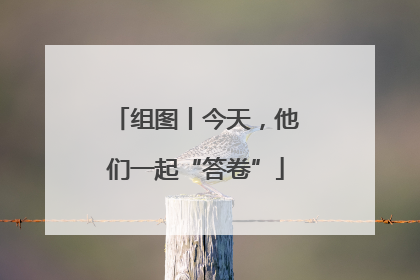 组图丨今天，他们一起“答卷”
