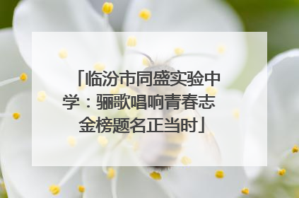 临汾市同盛实验中学：骊歌唱响青春志 金榜题名正当时