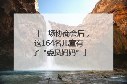 一场协商会后，这164名儿童有了“委员妈妈”