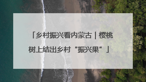 乡村振兴看内蒙古｜樱桃树上结出乡村“振兴果”