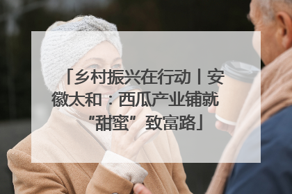 乡村振兴在行动丨安徽太和：西瓜产业铺就“甜蜜”致富路