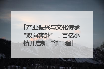 产业振兴与文化传承“双向奔赴”，百亿小镇开启新“筝”程