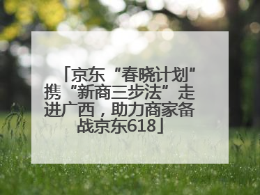 京东“春晓计划”携“新商三步法”走进广西，助力商家备战京东618