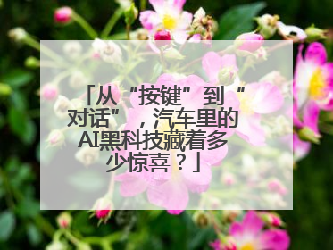 从“按键”到“对话”，汽车里的AI黑科技藏着多少惊喜？