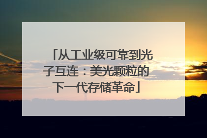 从工业级可靠到光子互连：美光颗粒的下一代存储革命