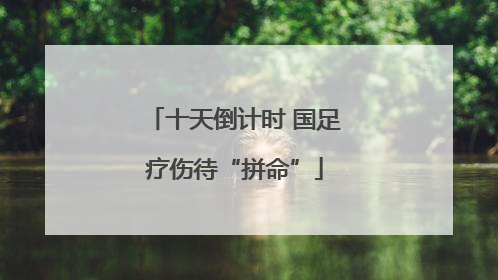 十天倒计时 国足疗伤待“拼命”