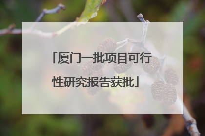 厦门一批项目可行性研究报告获批