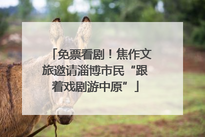 免票看剧！焦作文旅邀请淄博市民“跟着戏剧游中原”