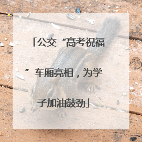 公交“高考祝福”车厢亮相，为学子加油鼓劲