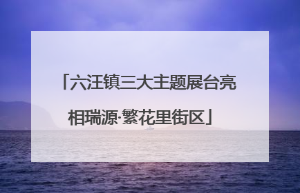六汪镇三大主题展台亮相瑞源·繁花里街区