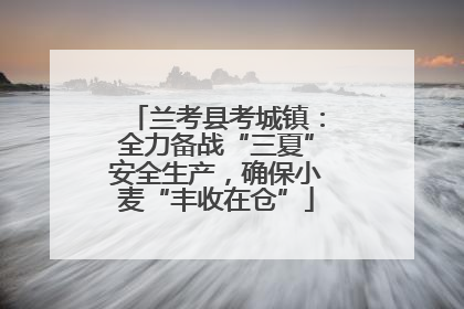 兰考县考城镇：全力备战“三夏”安全生产，确保小麦“丰收在仓”