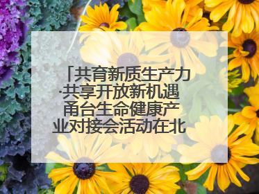 共育新质生产力·共享开放新机遇 甬台生命健康产业对接会活动在北仑举行
