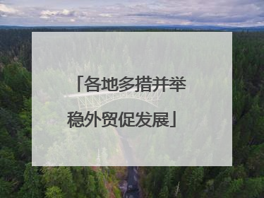 各地多措并举稳外贸促发展