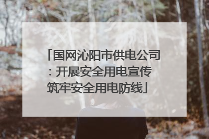 国网沁阳市供电公司：开展安全用电宣传 筑牢安全用电防线