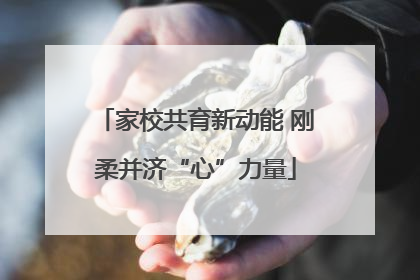 家校共育新动能 刚柔并济“心”力量