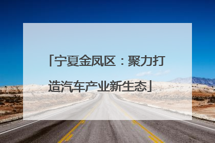 宁夏金凤区：聚力打造汽车产业新生态