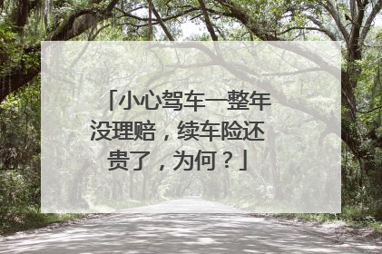 小心驾车一整年没理赔，续车险还贵了，为何？