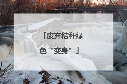 废弃秸秆绿色“变身”