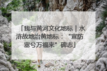 我与黄河文化地标｜水浒故地治黄地标：“宣防塞兮万福来”碑志