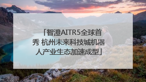 智澄AITR5全球首秀 杭州未来科技城机器人产业生态加速成型