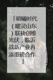 朝曦时代（曜灵山东）联袂创维光伏，临沂战新产业再添重磅合作