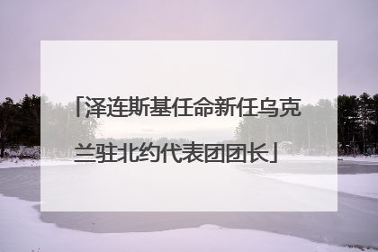 泽连斯基任命新任乌克兰驻北约代表团团长