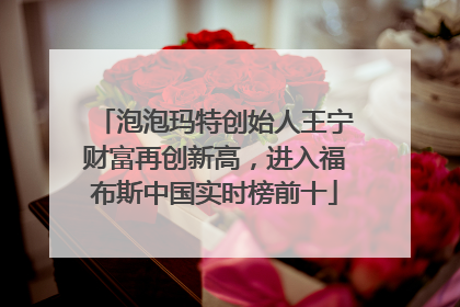 泡泡玛特创始人王宁财富再创新高，进入福布斯中国实时榜前十