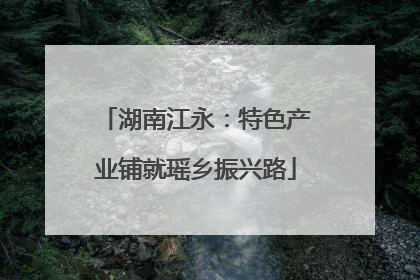 湖南江永：特色产业铺就瑶乡振兴路