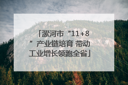 漯河市“11+8”产业链培育 带动工业增长领跑全省
