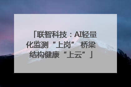 联智科技：AI轻量化监测“上岗” 桥梁结构健康“上云”