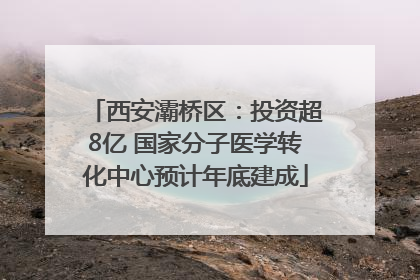 西安灞桥区：投资超8亿 国家分子医学转化中心预计年底建成