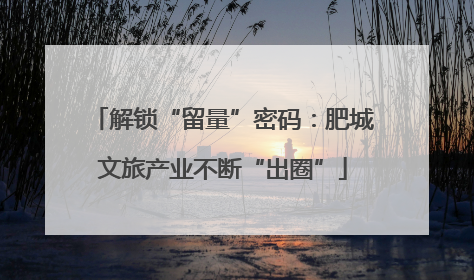 解锁“留量”密码：肥城文旅产业不断“出圈”