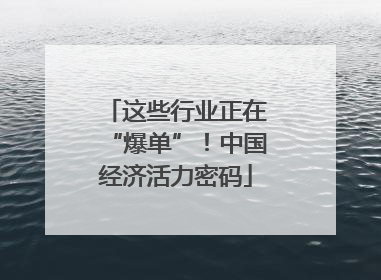 这些行业正在“爆单”！中国经济活力密码