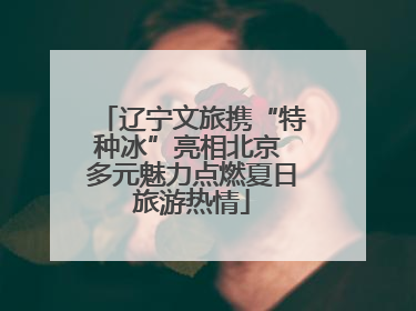辽宁文旅携“特种冰”亮相北京 多元魅力点燃夏日旅游热情