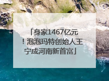 身家1467亿元！泡泡玛特创始人王宁成河南新首富