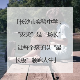 长沙市实验中学：“拔尖”是“扬长”，让每个孩子以“最长板”领跑人生