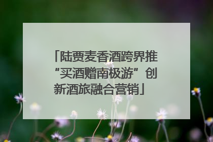 陆贾麦香酒跨界推“买酒赠南极游”创新酒旅融合营销