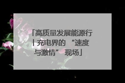 高质量发展能源行丨充电界的 “速度与激情” 现场
