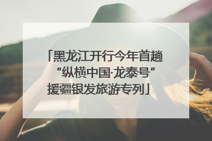 黑龙江开行今年首趟“纵横中国·龙泰号”援疆银发旅游专列