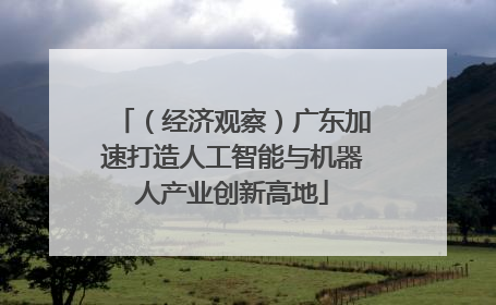 （经济观察）广东加速打造人工智能与机器人产业创新高地