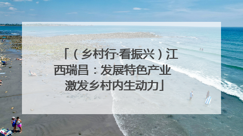 （乡村行·看振兴）江西瑞昌：发展特色产业 激发乡村内生动力
